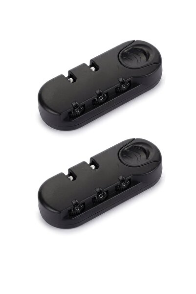 POLO&SKY قفل الأمتعة بكلمة سر 2 قطعة