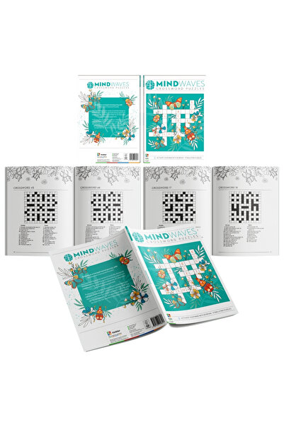 Hinkler كتاب ألغاز الكلمات المتقاطعة من مايندويفز | كتاب من 128 صفحة | 80 لغز...