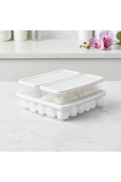 Nacario Nrcrioshop 3-Piece Slim Refrigerator and Leather N Freezer Storage Co...