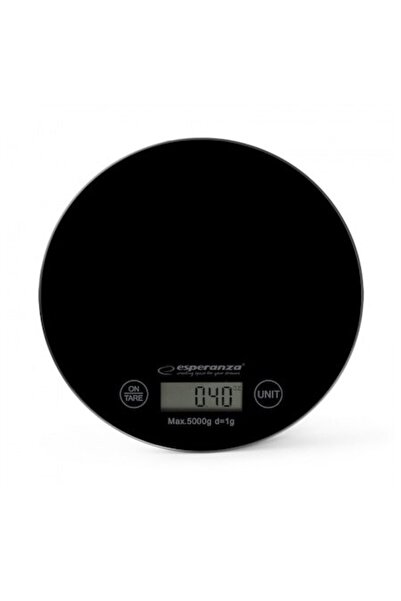 ESPERANZA Cântar de bucătărie, 5 kg, negru