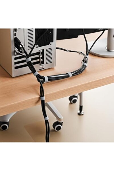 Nacario Nrcrioshop Velcro Tape Cable Organizer Adhesive Velcro 5.5 Meter Cabl...