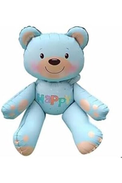 Nacario Nrcrioshop Sitting Bear Foil Balloon 77 * 70, Blue 1201248