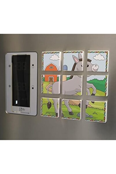 Nacario Nrcrioshop Magnetic Block Reversible 9-Piece Magnetic Puzzle 2 Visual...