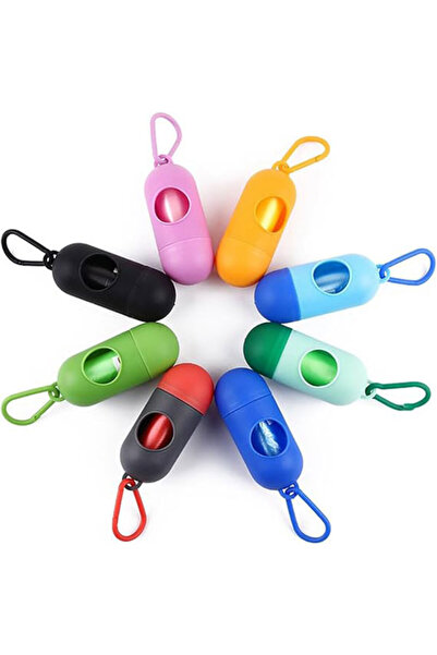Urban Pets Value Poo Bags Dispenser with 15 bags Assorted Colors