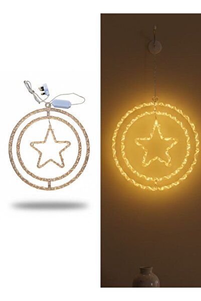Premium Hanging Star LED Ramadan Light Decoration Warm White Illumination