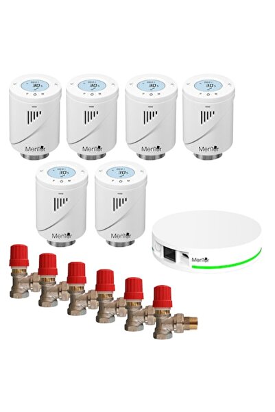 Mentor Kit de robinet termostatic Danfoss cu cap termostat inteligent