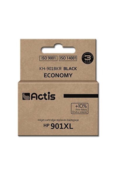 Actis Compatible HP 901XL Ink Cartridge, Actis, black for CC656AE, 20 ml