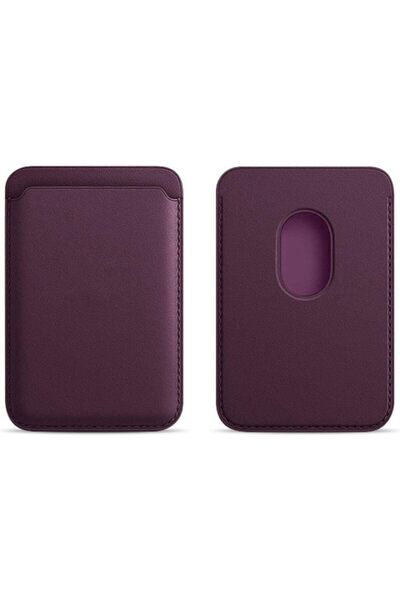 Nacario Compatible with Nrcrioshop Leather N Purple Featured Leather Wallet C...