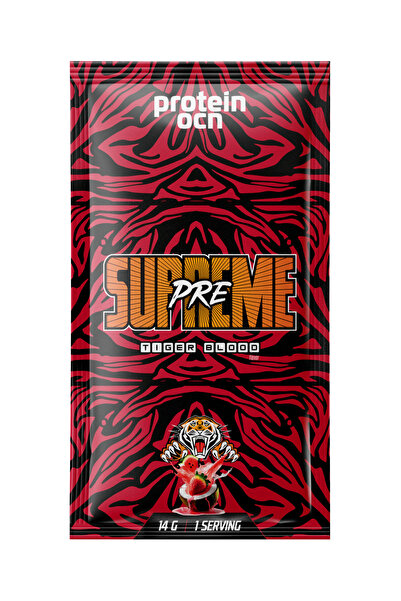 Proteinocean Tek kullanımlık Preworkout Supreme / Tiger Blood 14 Gr