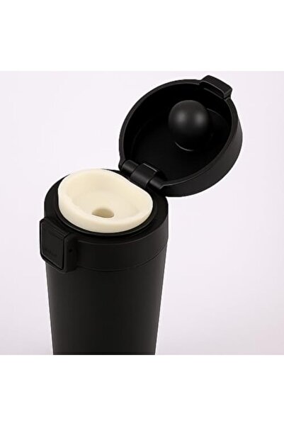 Nacario Nrcrioshop 380 ml Black Leak-Proof Thermos Flask – Double-Layered Sta...