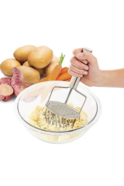 cc bin shihon High-quality, rust-resistant stainless steel potato masher