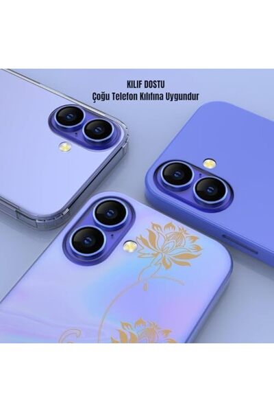 Nacario واقي كاميرا من الزجاج المقسى من NrcrioShop مع إطار من سبائك الألومنيو...