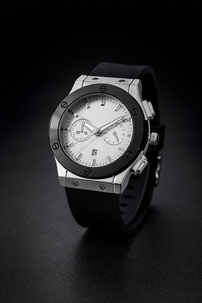 G Sport POLO Hublot Model Silicone Strap Calendar Wristwatch