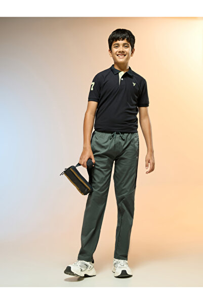 Technosport By Styli Boys Slim Fit Sports Track Pants with TS FLEXI