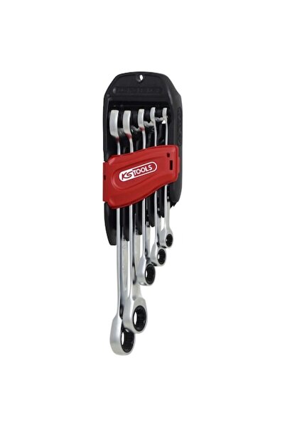 KS Tools Set de chei cu clichet DUO GEARplus®, 8 - 19 mm, 5 piese