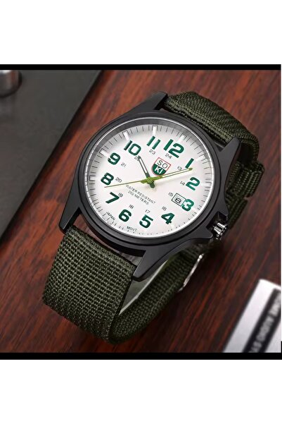 Game Straw Cord Sports Style Wristwatch for Men