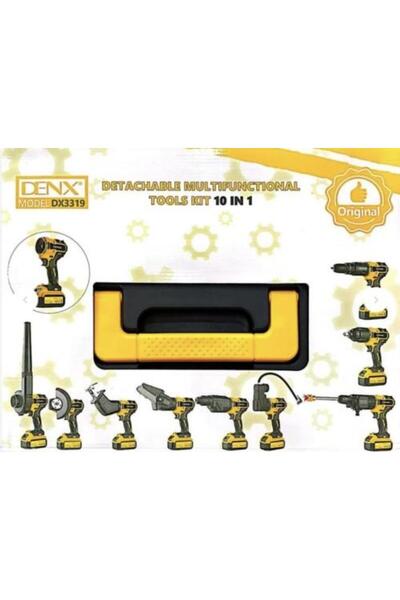 Denx DX3319 10-in-1 Battery-Operated Multi-Tool Bag