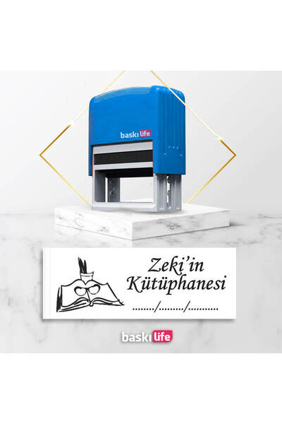 Baskı Life Pro Otomatik Kaşe Kitap Mührü Kitap Kaşesi 521