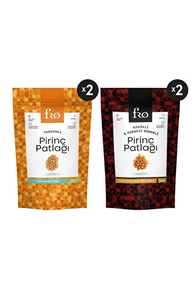 FRO 4'lü paket - Tarçınlı Pirinç Patlağı x 2 Adet + Kekikli Kırmızı Biberli P...
