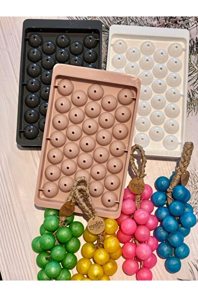 Medita Craft Salkım Üzüm Sabun Kalıbı 33 Buz kalıbı Büyük Boy