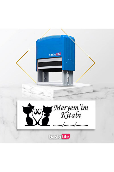 Baskı Life Pro Otomatik Kaşe Kitap Mührü Kitap Kaşesi 504