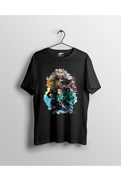 LELVANİ Demon Slayer Printed Anime T-Shirt
