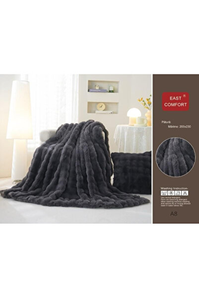 ANATOLIATEKSTILE Chinchilla Blanket, Premium Faux Fur, Ultra Soft and Fluffy,...