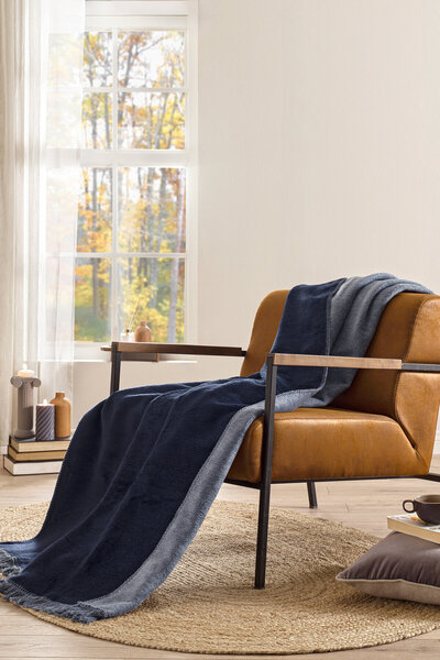 Özdilek Δίχρωμη Μονή Βαμβακερή Κουβέρτα 150x200 εκ.