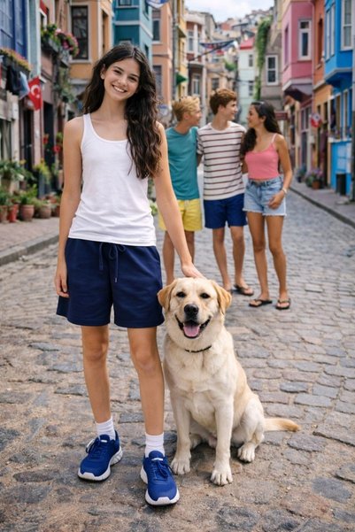 Cloise Pantaloni scurți pentru copii, bleumarin, unisex | fată - băiat |