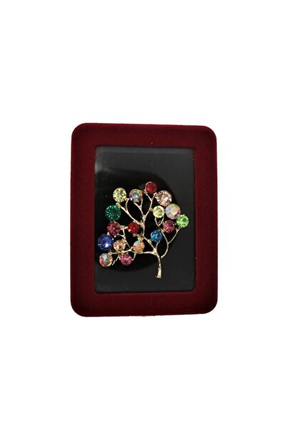OEM Martisor Brooch Tree of Life in Velvet Box