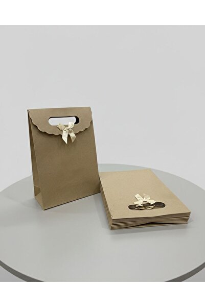 e Erta 19x9x27 Renkli Zarf Model Cırtlı Kraft Çanta (1 Adet)