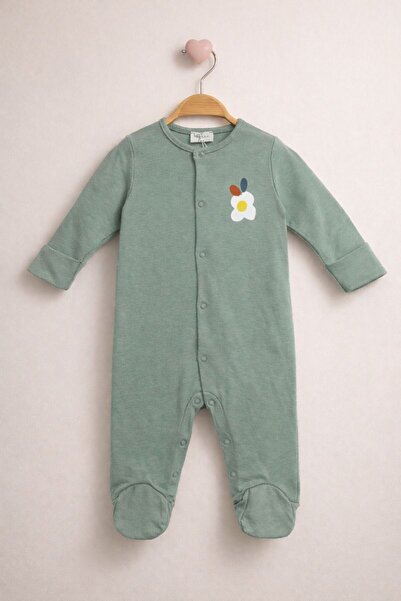 Baby Fou Kendinden Eldivenli Bebek Tulum