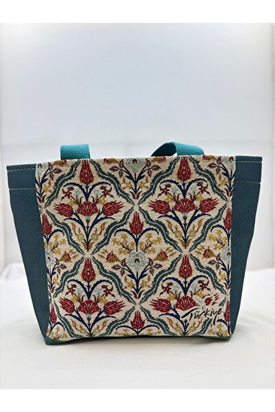 KADIN KOL ÇANTASI vintage osmanlı lale motif desen