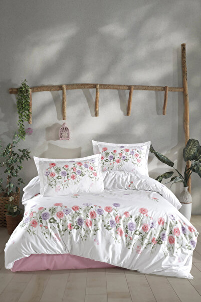 Clasy Ranforce bumbac 100% pentru o persoană Husă de pilotă Helenka V1 Roz