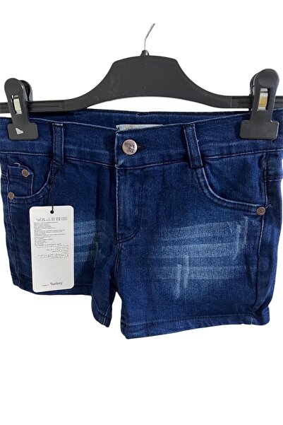 Butik Lena LACİVERT KIZ ÇOCUK KOT ŞORT