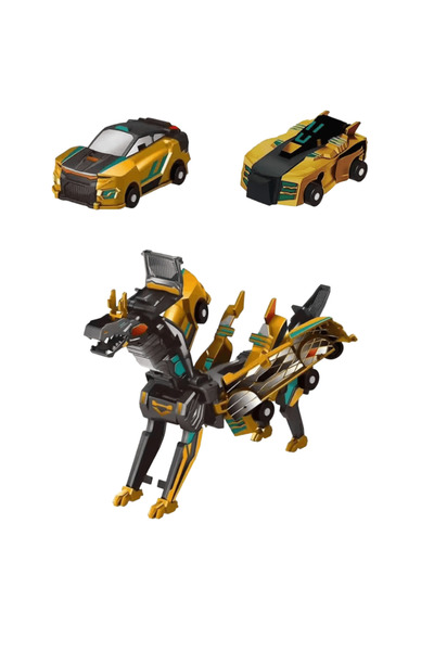 OferteTop Jucărie Transformer 2-în-1 Mașină-Dinozaur Cu Conectare Magnetică