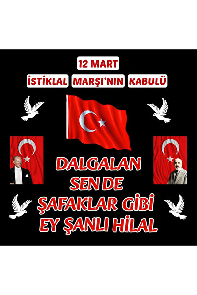 Ti Play 12 MART İSTİKLAL MARŞI'NIN KABULÜ PANO SÜSÜ 01