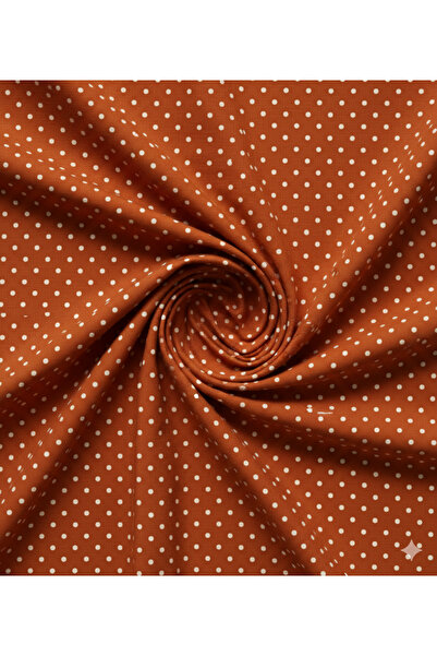 podyum baskı puantiyeli elbiselik eteklik metrelik dabıl kumaş 140x100 cm