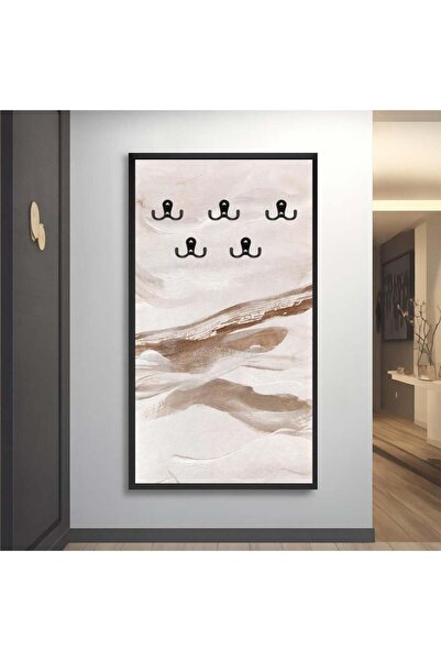 Marktna Modern design canvas wall hanging with a hollow black frame