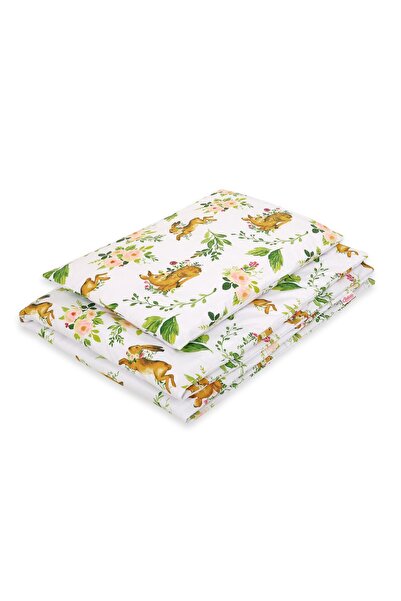 Other Children's 2-piece cotton bedding set 135x100 cm - in the forest