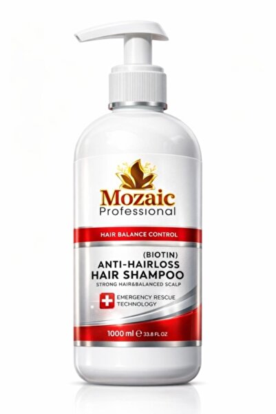 MOZAİC Anti-Hair Loss Shampoo for Normal Hair with Biotin – 1000 ml