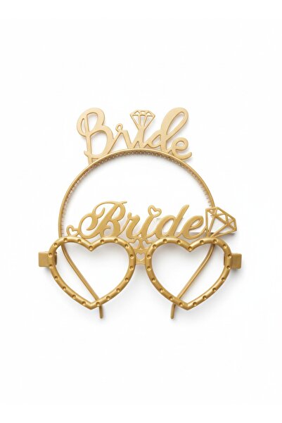 Azebu Bride To Be Gözlük ve Taç Seti, Bride to Be Partisi Kutlama Plastik Taç ve Gözlük
