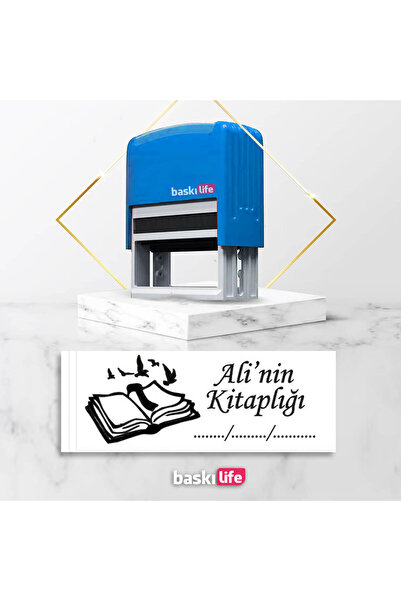 Baskı Life Pro Otomatik Kaşe Kitap Mührü Kitap Kaşesi 573
