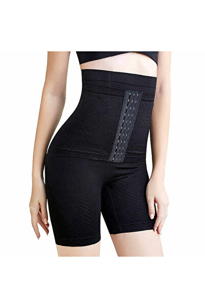 Zenva Shapewear shorts with integrated postpartum belly belt, Black M/L