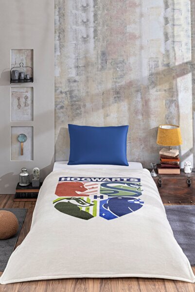 Özdilek Harry Potter Hogward Lisanslı Tek Kişilik Çocuk Battaniyesi 150x200 cm