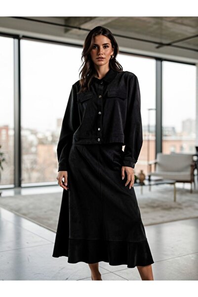 Karteks SÜET ETEKLİ TAKIM