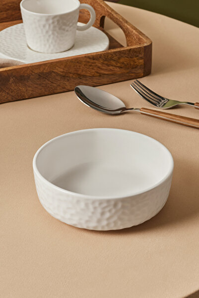 Karaca x Refika Bembeyaz Yuvarlak Kase 15 cm