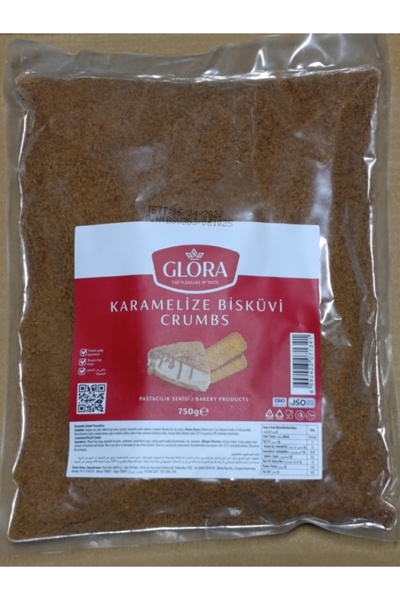 Glora Karamelize Toz Bisküvi Kırıntısı 750 Gr