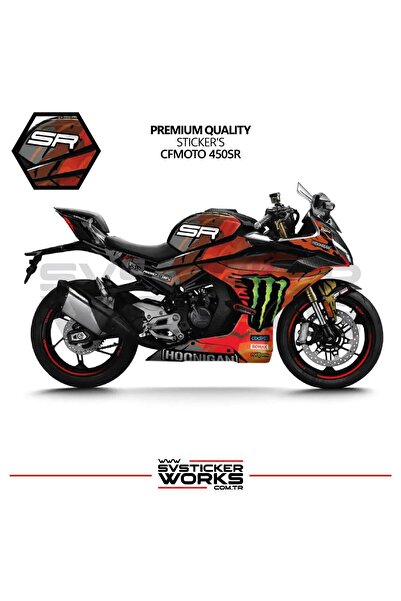 ARONA Cfmoto 450Sr Fairing Sticker Fabio Design Engine Fairing Model Ready Ki...