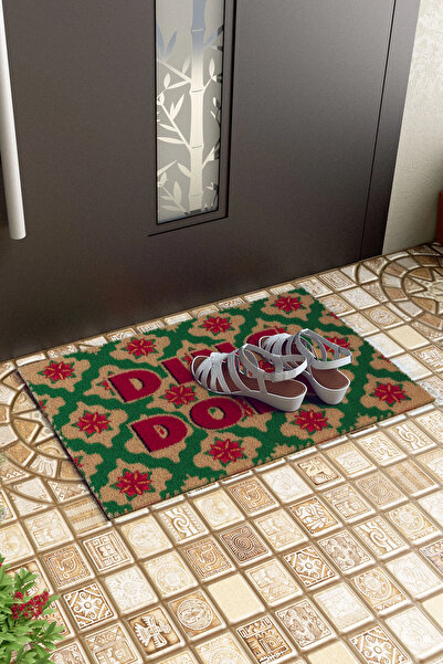 Decovetro Covoraș de intrare cu model Ding Dong 40 x 60 cm